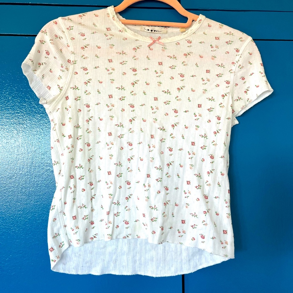 DOEN RIBBED BABY TEE (for adults)